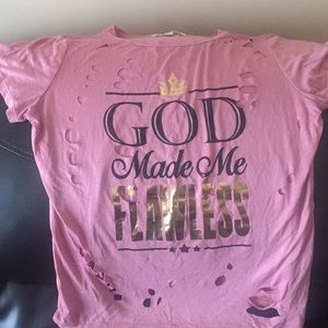 God made me flawless t-shirt Never worn